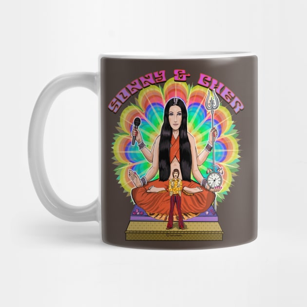 Sonny and Cher- Psychedelic Goddess by FanboyMuseum